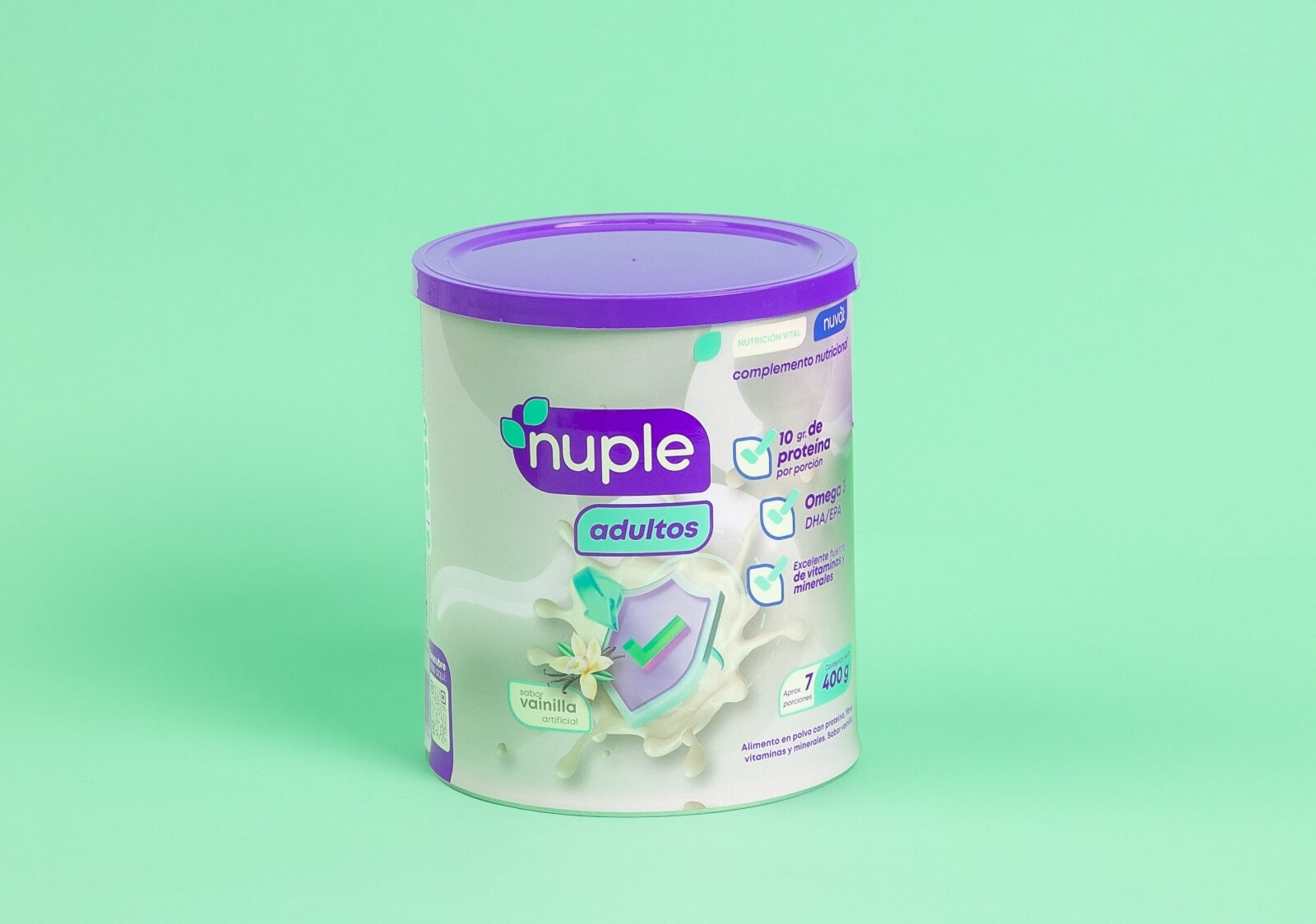 Nuple Adultos sabor a vainilla - Imagen 2
